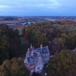 Aerial view of the castle 